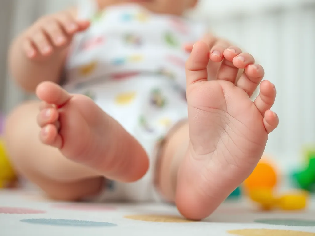 Niemowlę niespokojnie macha rękami i nóżkami – czy to normalne?